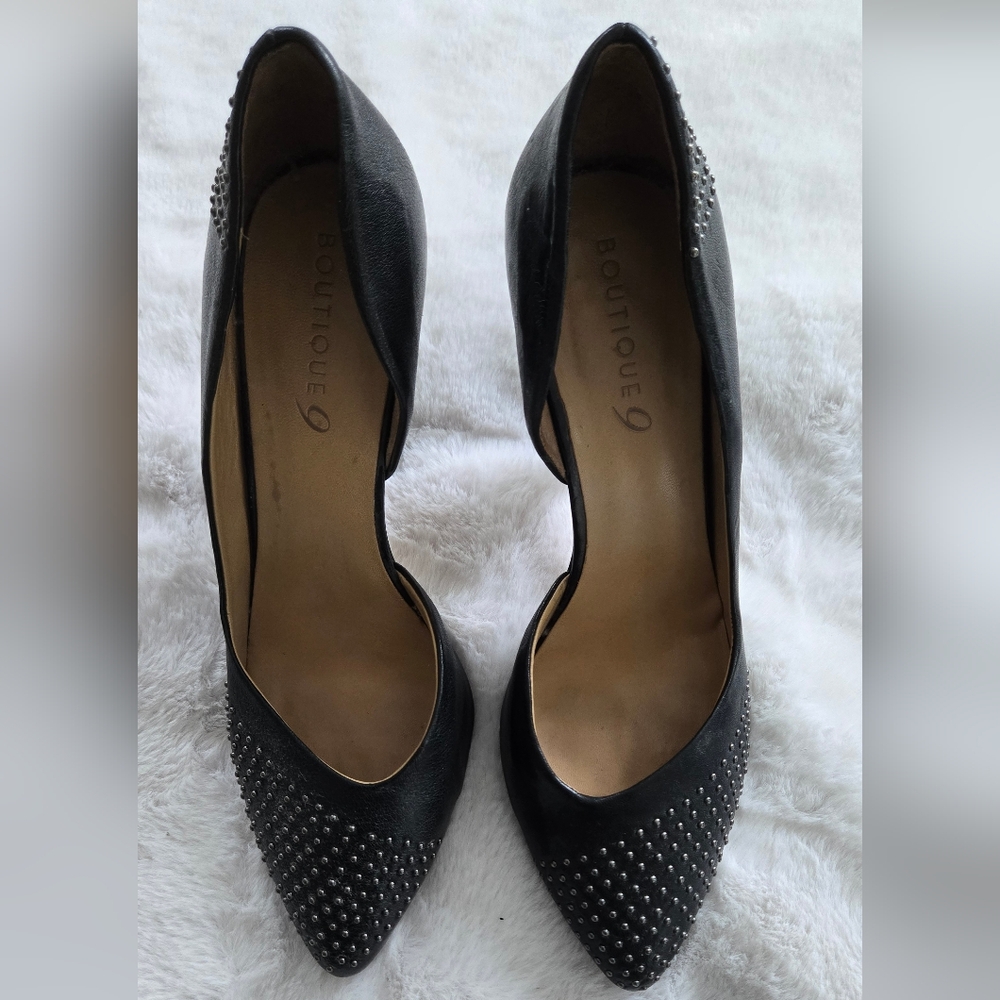 Boutique 9 Black Studded Women's Shoes